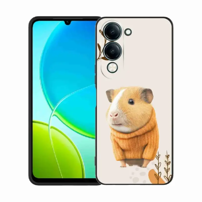 Gelový kryt mmCase na Vivo Y29s 5G - morče ve svetru Akce