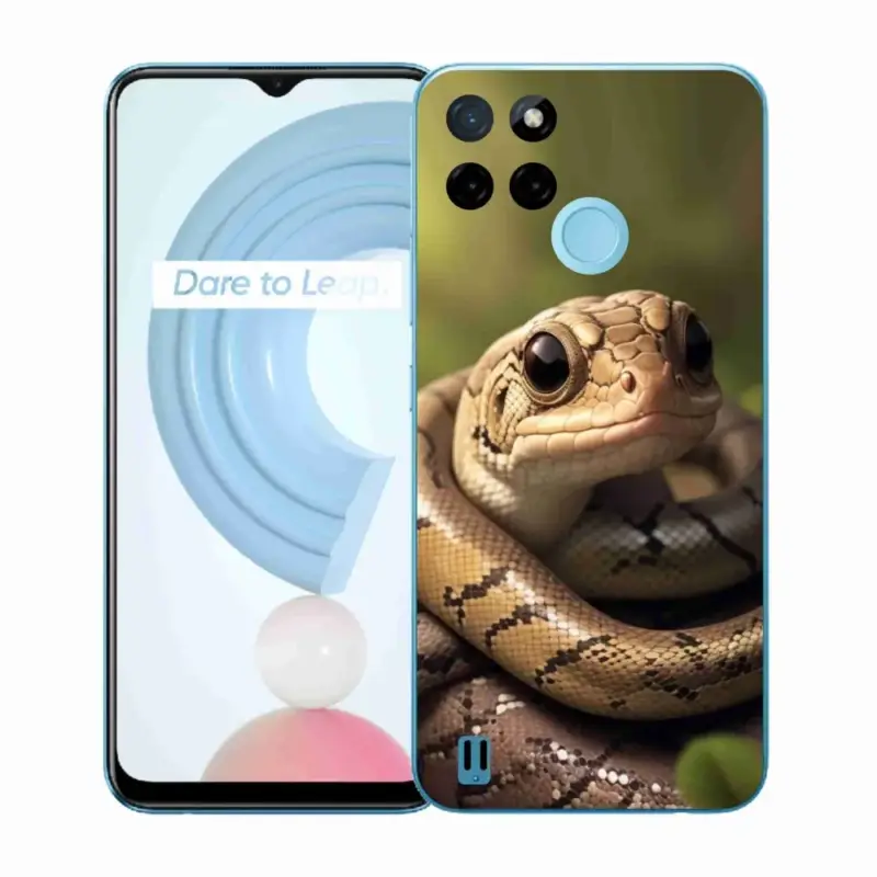 Gelový kryt mmCase na Realme C21Y/C25Y - had 1 Akční Cena