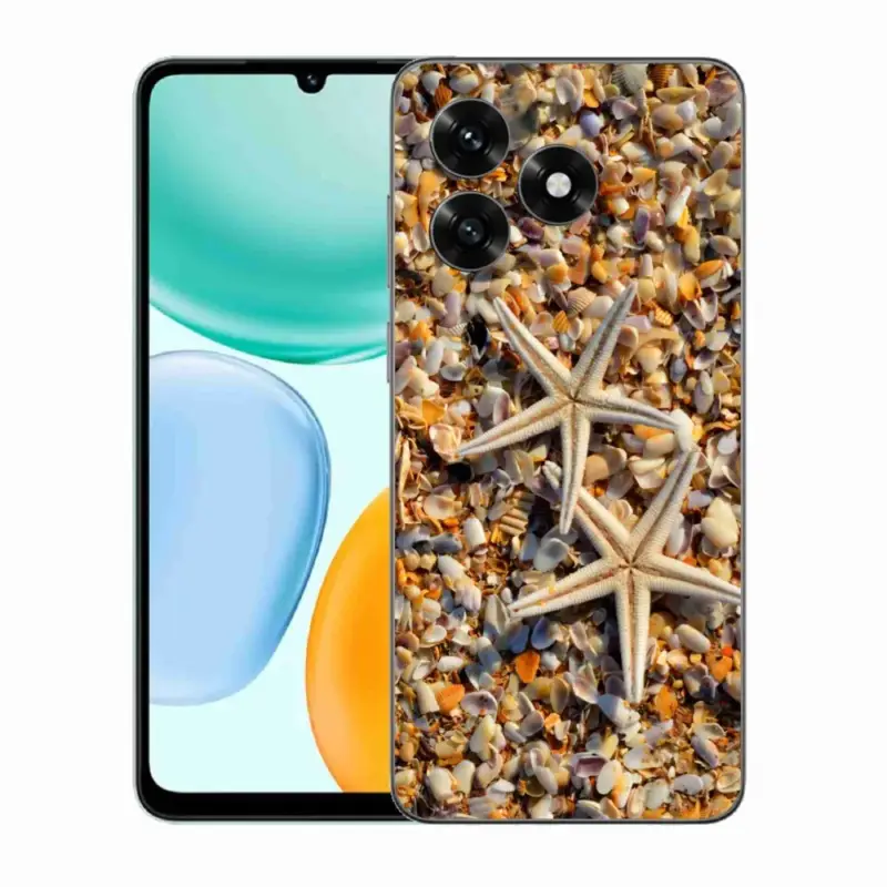 Gelový kryt mmCase na Honor X5c Plus - mořské hvězdice Sezónní Sleva