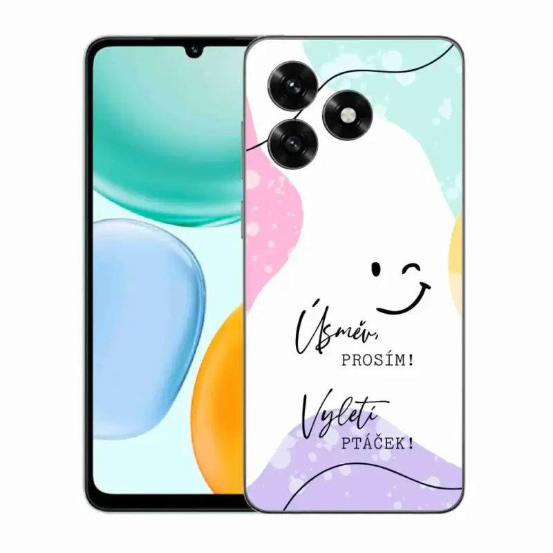 Expresní Doručení Gelový kryt mmCase na Honor X5c Plus - vtipný text 4 bílé pozadí