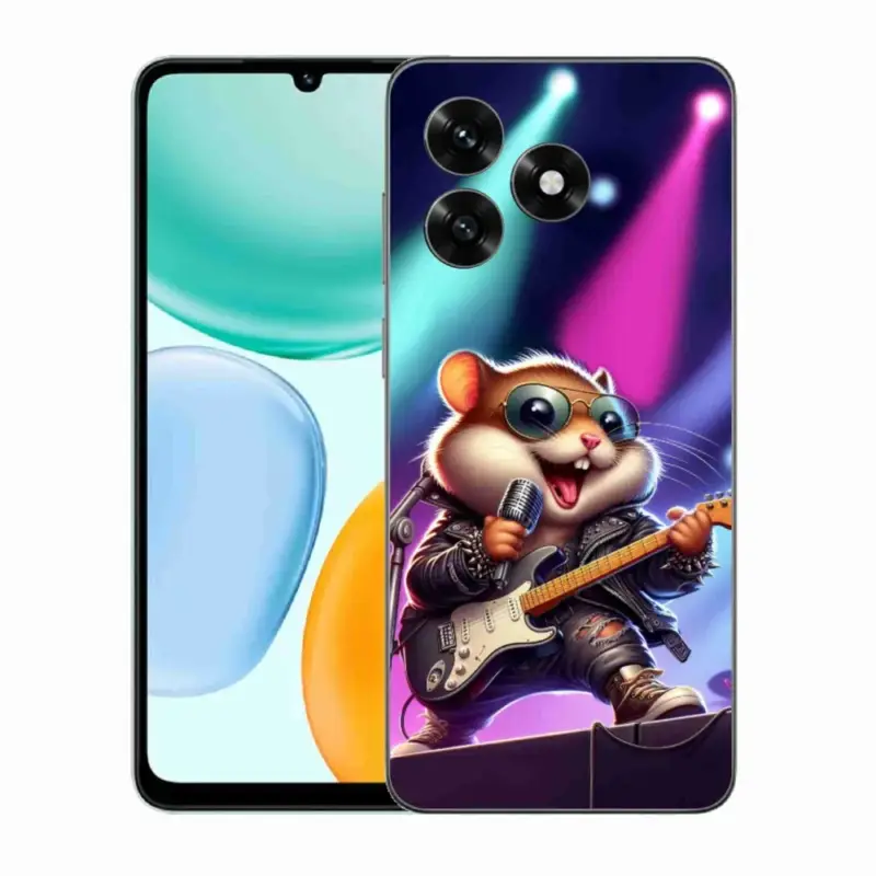 Gelový kryt mmCase na Honor X5c Plus - křeček rocker Značkový