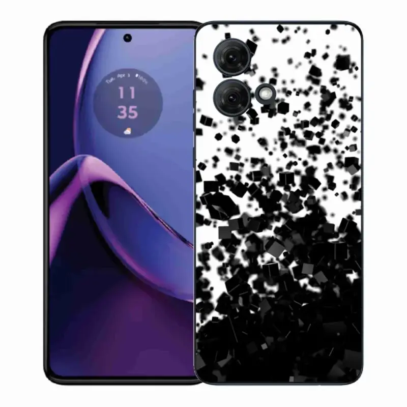 Gelový kryt mmCase na Motorola Moto G84 5G - abstraktní vzor 1 Speciální Cena