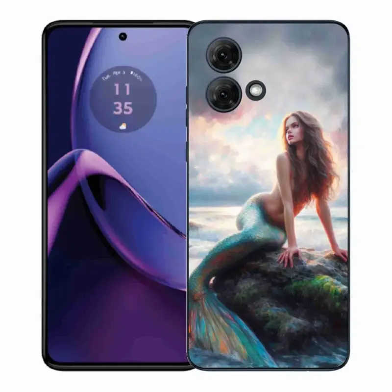 Bezpečná Platba Gelový kryt mmCase na Motorola Moto G84 5G - mořská panna