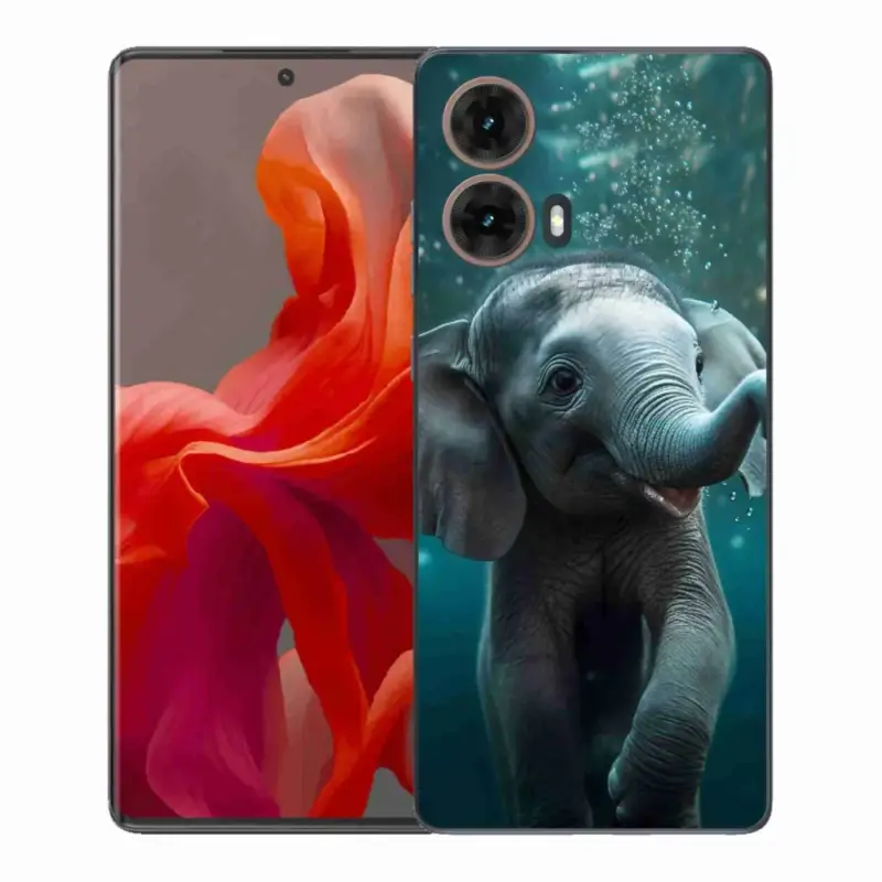 Cenový Hit Gelový kryt mmCase na Motorola Moto G85 5G - slůně pod vodou