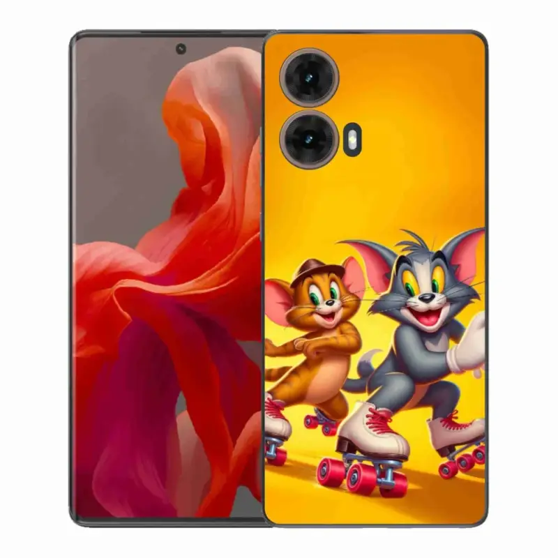 Levný Gelový kryt mmCase na Motorola Moto G85 5G - tom a jerry