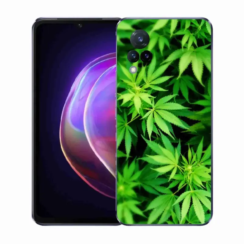 Gelový kryt mmCase na Vivo V21 4G/5G - konopí 3 Vysoce Kvalitní