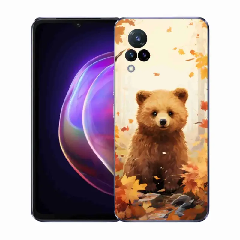 Gelový kryt mmCase na Vivo V21 4G/5G - medvěd v lese Nakupujte Hned