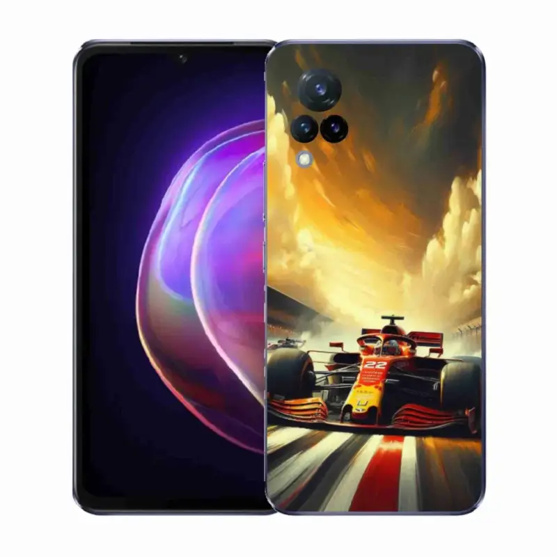 Gelový kryt mmCase na Vivo V21 4G/5G - formule 2 Finální Výprodej
