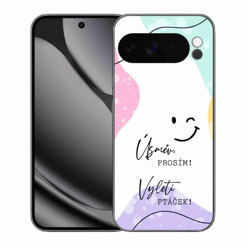 Gelový kryt mmCase na Google Pixel 10 Pro XL - vtipný text 4 bílé pozadí Speciální Cena