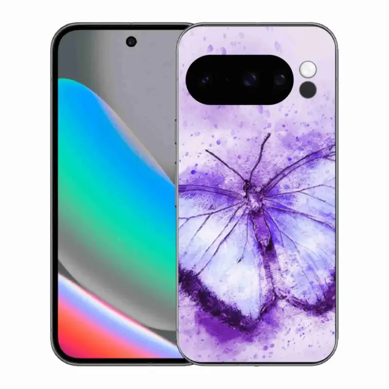 Akce Gelový kryt mmCase na Google Pixel 10 Pro - fialový motýl