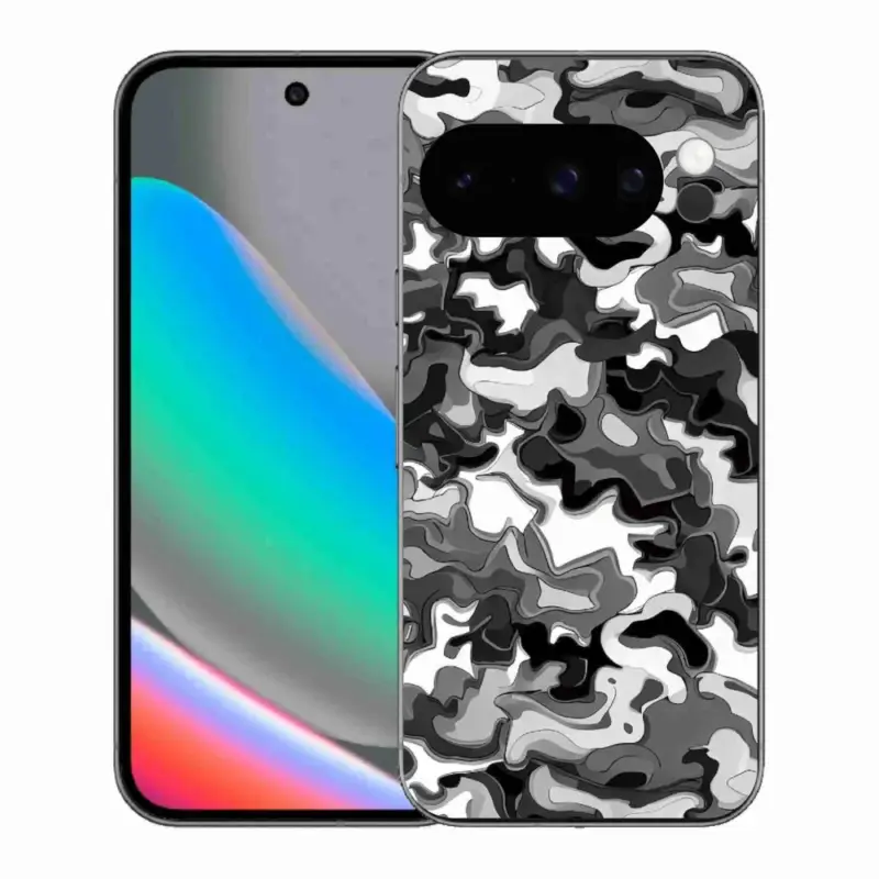 Gelový kryt mmCase na Google Pixel 10 Pro - maskáčový vzor 3 Značkový