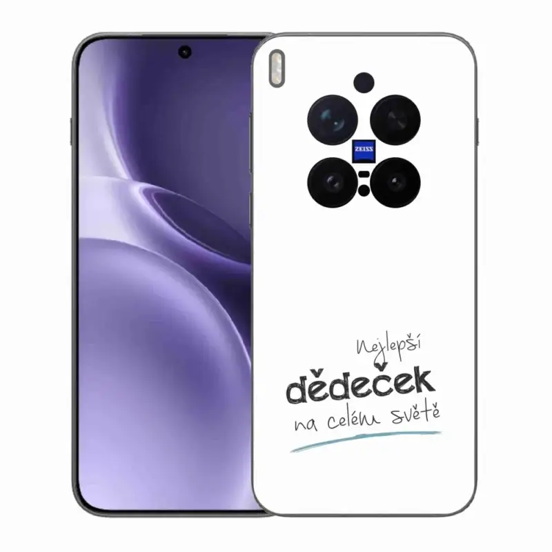 Nejlepší Cena Gelový kryt mmCase na Vivo X300 Pro - nejlepší dědeček 3 bílé pozadí