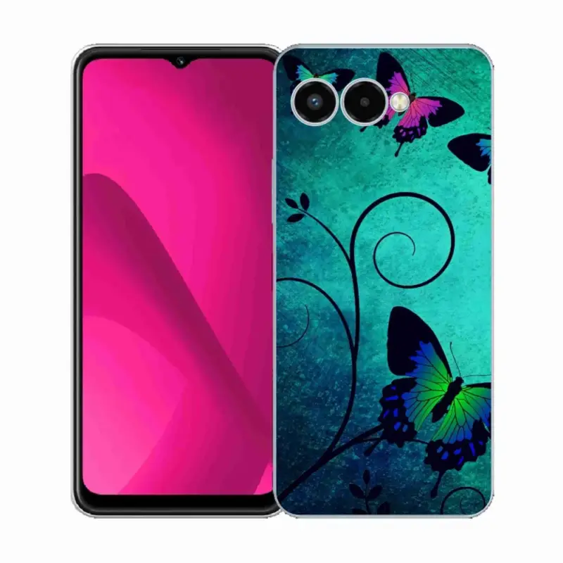 Gelový kryt mmCase na T-Mobile T Phone 3 - barevní motýli Nakupujte Hned