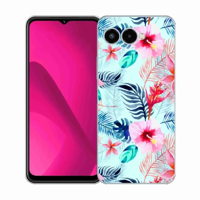 Zlevněný Gelový kryt mmCase na T-Mobile T Phone 3 - květiny