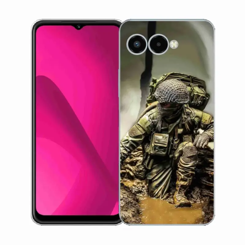 Gelový kryt mmCase na T-Mobile T Phone 3 - voják Koupit Online