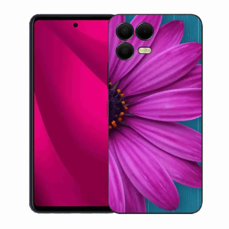 Gelový kryt mmCase na T-Mobile T Phone 3 Pro - fialová kopretina Kup Teď