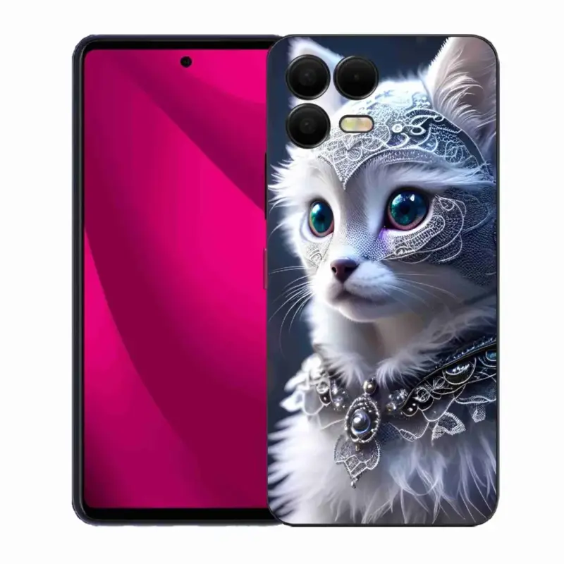 Kup Teď Gelový kryt mmCase na T-Mobile T Phone 3 Pro - bílá kočka