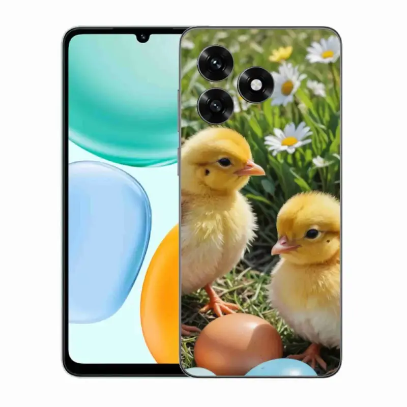 Přímo Od Výrobce Gelový kryt mmCase na Honor X5c Plus - kuřátka