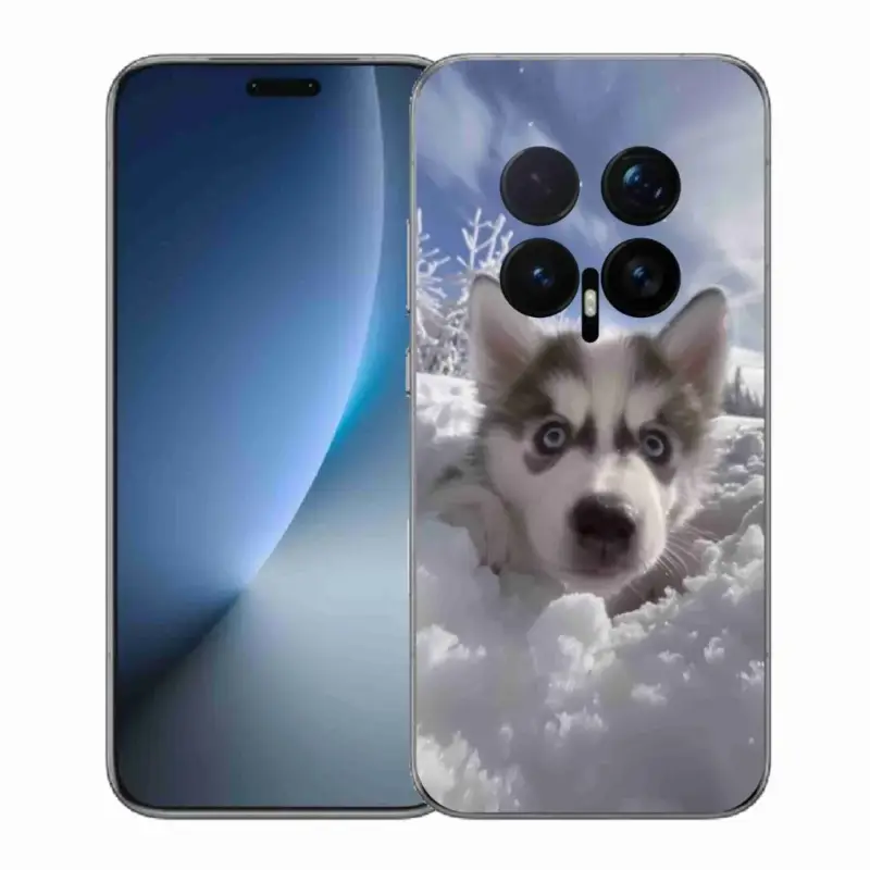 Gelový kryt mmCase na Honor Magic 8 Pro - husky ve sněhu Koupit Online