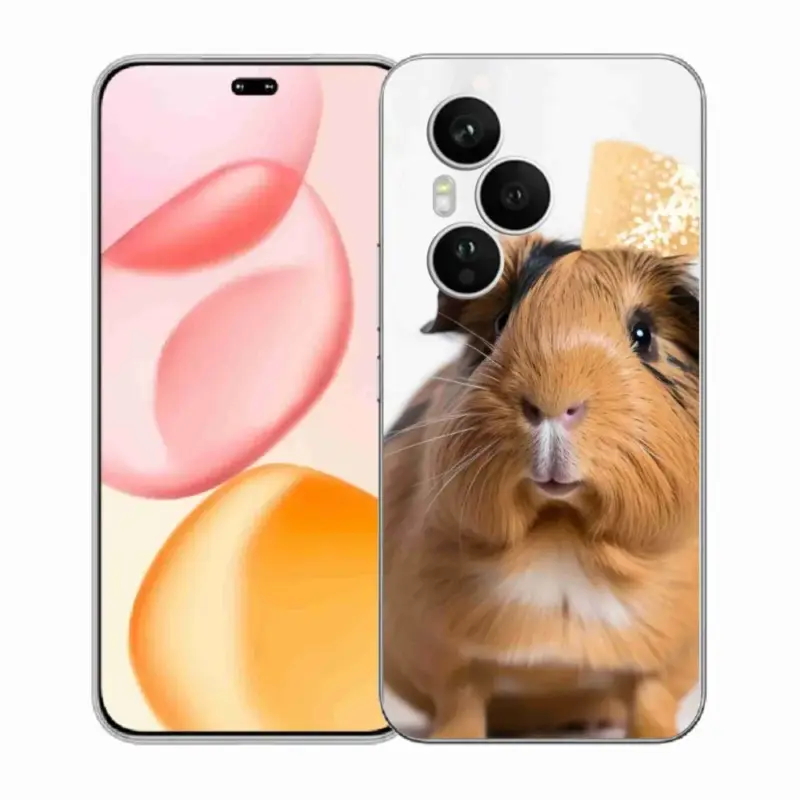 Gelový kryt mmCase na Honor 400 Pro - hnědé morče Autentický