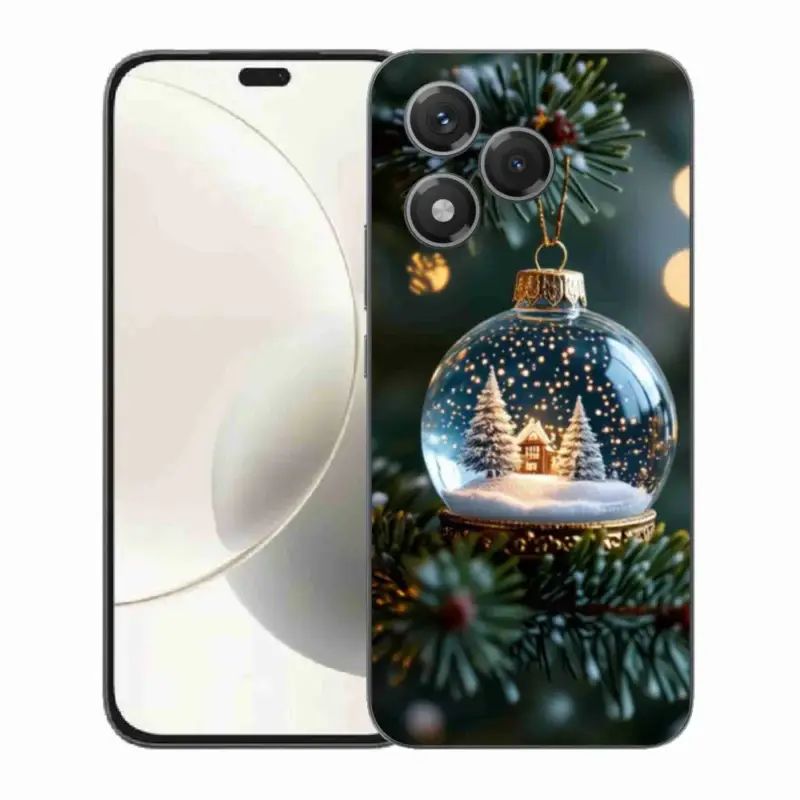 Ihned K Objednání Gelový kryt mmCase na Honor 400 Lite - vánoční koule 2