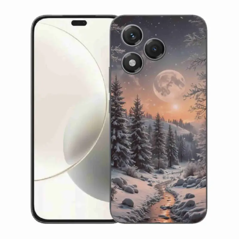 Víkendová Akce Gelový kryt mmCase na Honor 400 Lite - zimní krajina 2