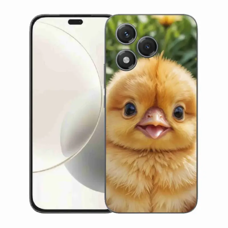 Gelový kryt mmCase na Honor 400 Lite - veselé kuřátko Nová Kolekce