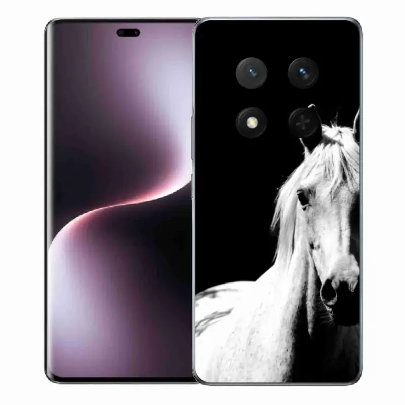 Gelový kryt mmCase na Honor Magic 7 Lite 5G - bílý kůň 5 Expresní Doručení