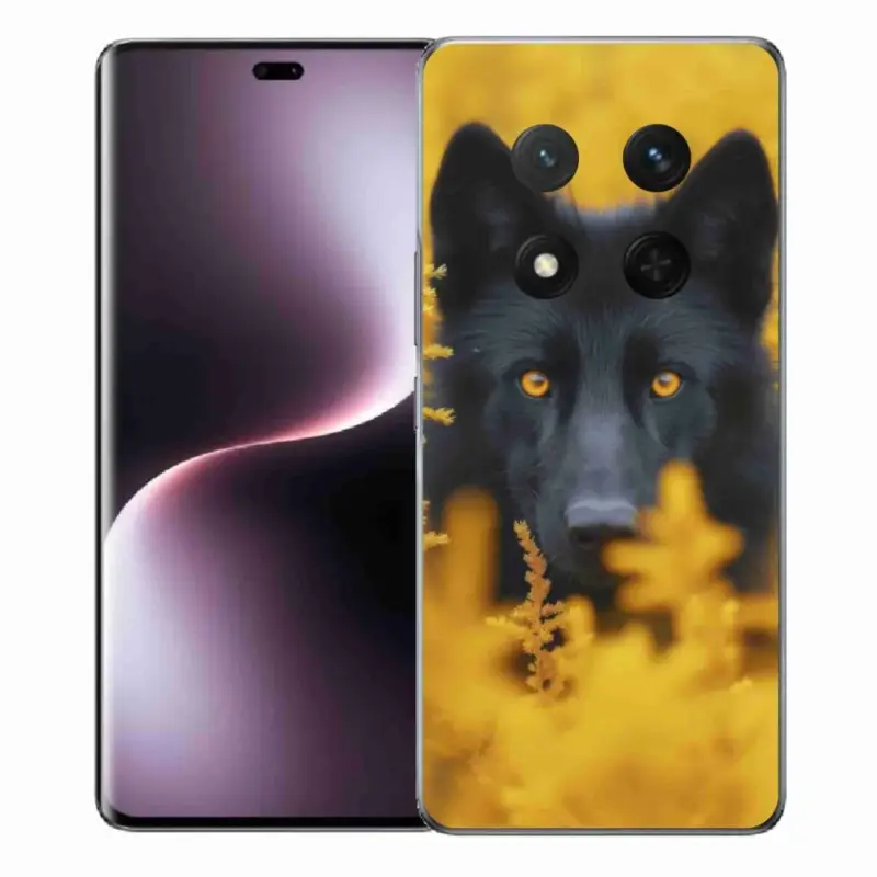 Koupit Online Gelový kryt mmCase na Honor Magic 7 Lite 5G - černý vlk 2