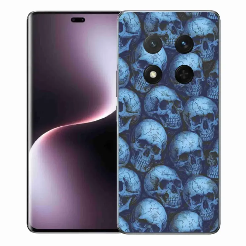 Gelový kryt mmCase na Honor Magic 7 Lite 5G - lebky Autentický