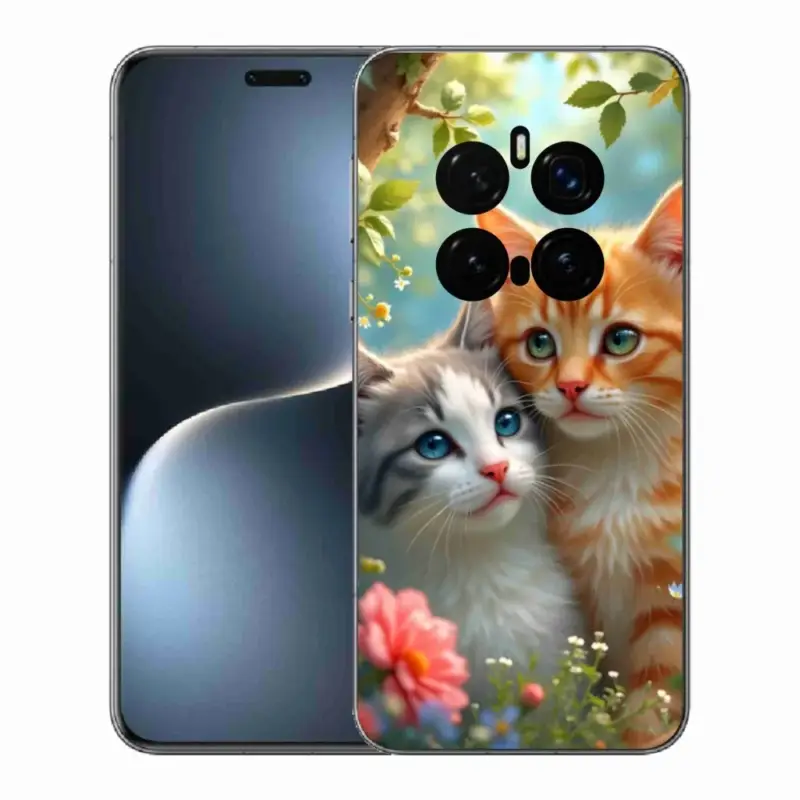 Jen Po Omezenou Doba Gelový kryt mmCase na Honor Magic 7 Pro 5G - kočičí láska 2