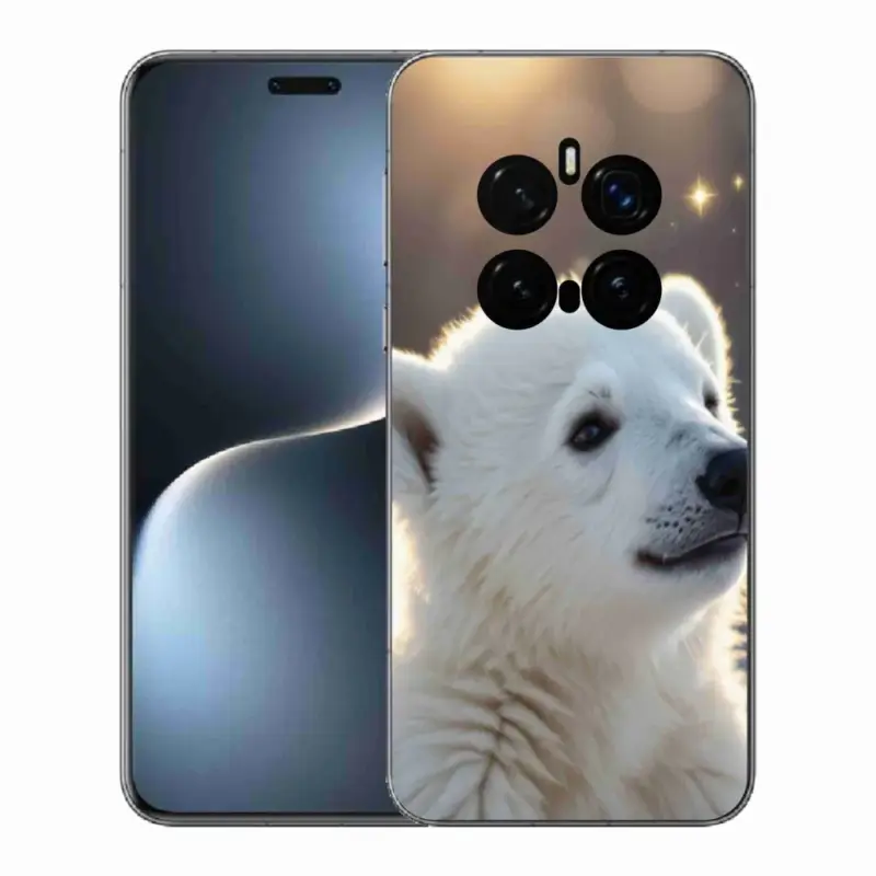 Gelový kryt mmCase na Honor Magic 7 Pro 5G - lední medvěd Aktuální