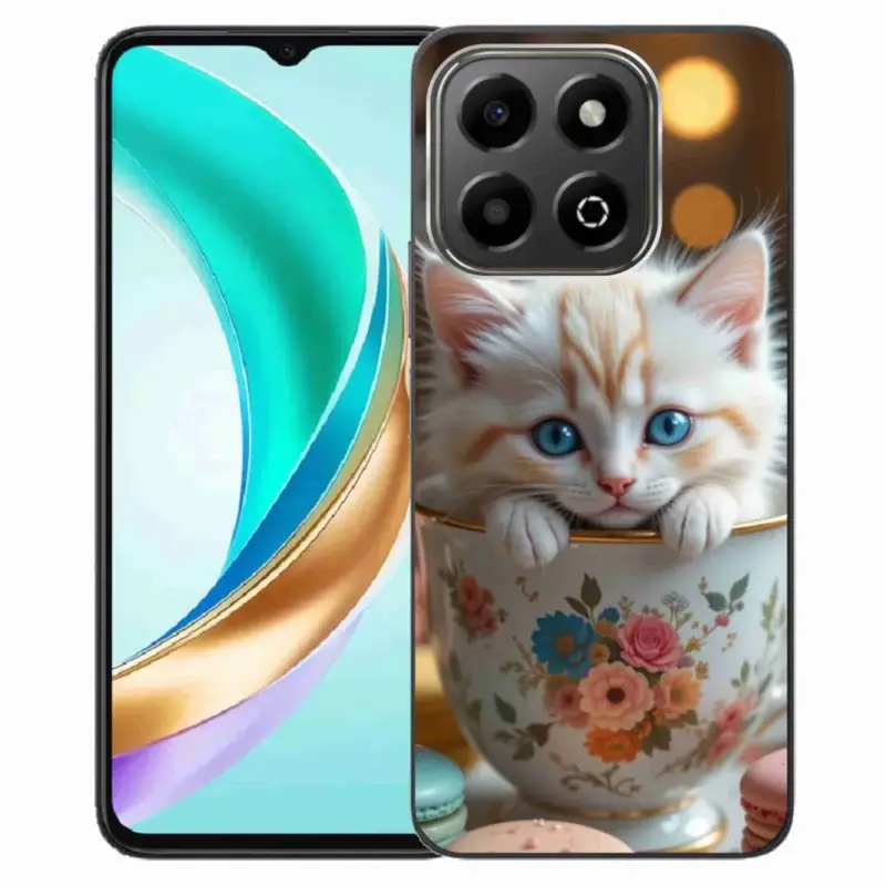 Hit Sezóny Gelový kryt mmCase na Honor X6b - roztomilé kotě 6