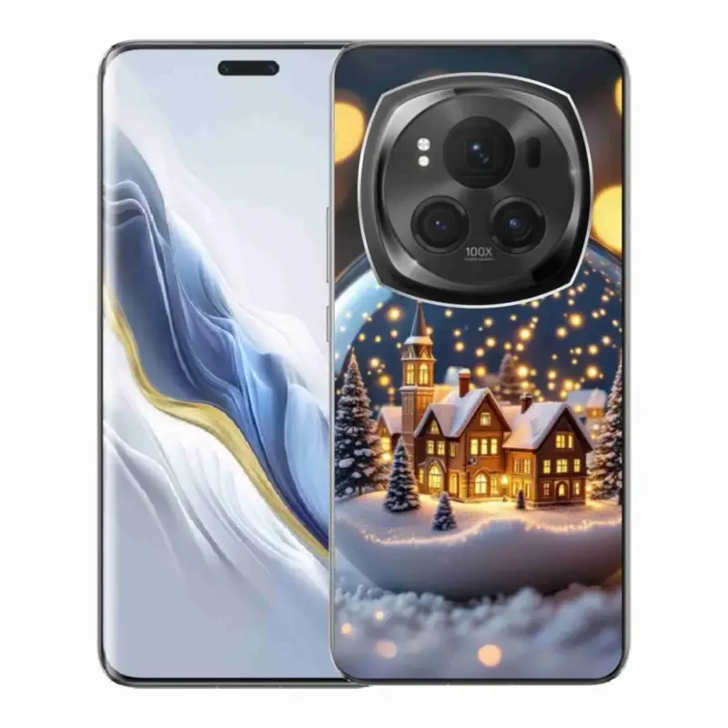 Víkendová Akce Gelový kryt mmCase na Honor Magic 6 Pro 5G - vánoční koule 4