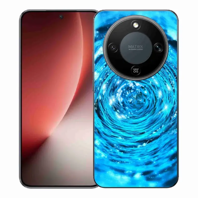 Aktuální Gelový kryt mmCase na Honor Magic 8 Lite 5G - vodní vír