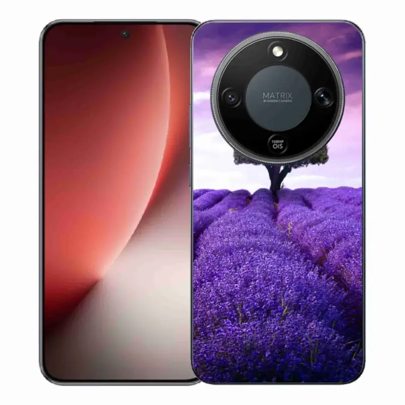 Nízká Cena Gelový kryt mmCase na Honor Magic 8 Lite 5G - levandulová louka