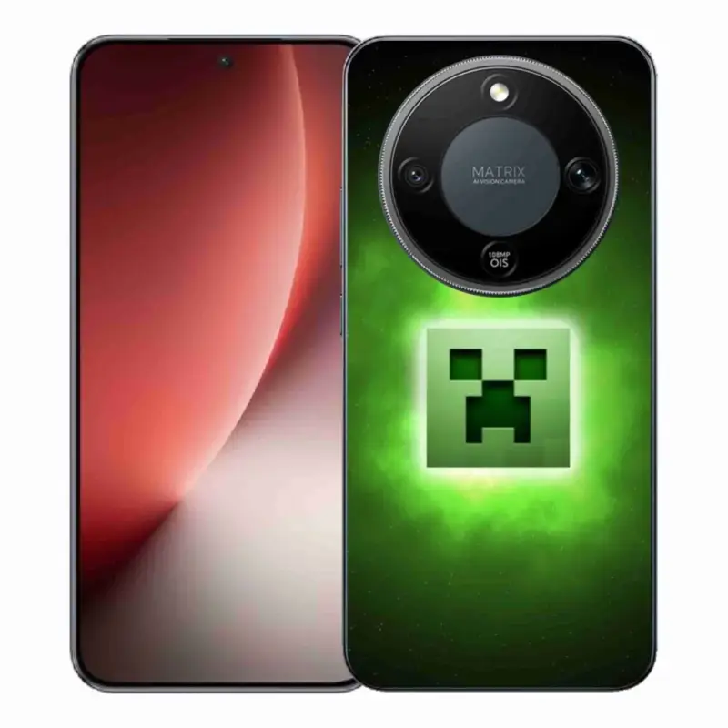 Gelový kryt mmCase na Honor Magic 8 Lite 5G - minecraft Přímo Od Výrobce