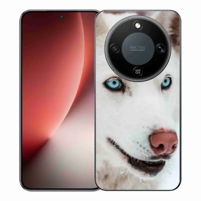 Gelový kryt mmCase na Honor Magic 8 Lite 5G - psí pohled Novinka