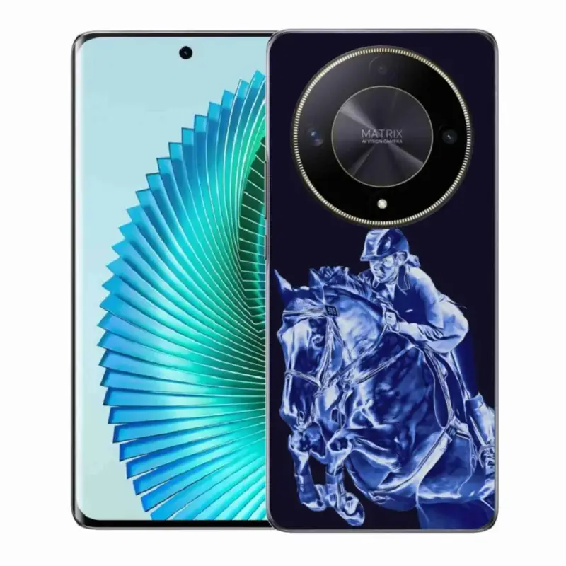 Gelový kryt mmCase na Honor Magic 6 Lite 5G - dostihový kůň Nová Kolekce