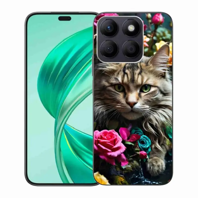 Vrácení Zdarma Gelový kryt mmCase na Honor X8b - kočíčí pohled 2
