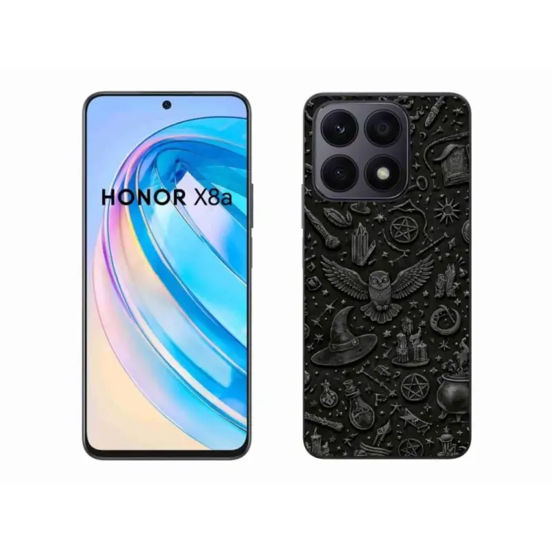 Autentický Gelový kryt mmCase na Honor X8a - tmavý magický svět