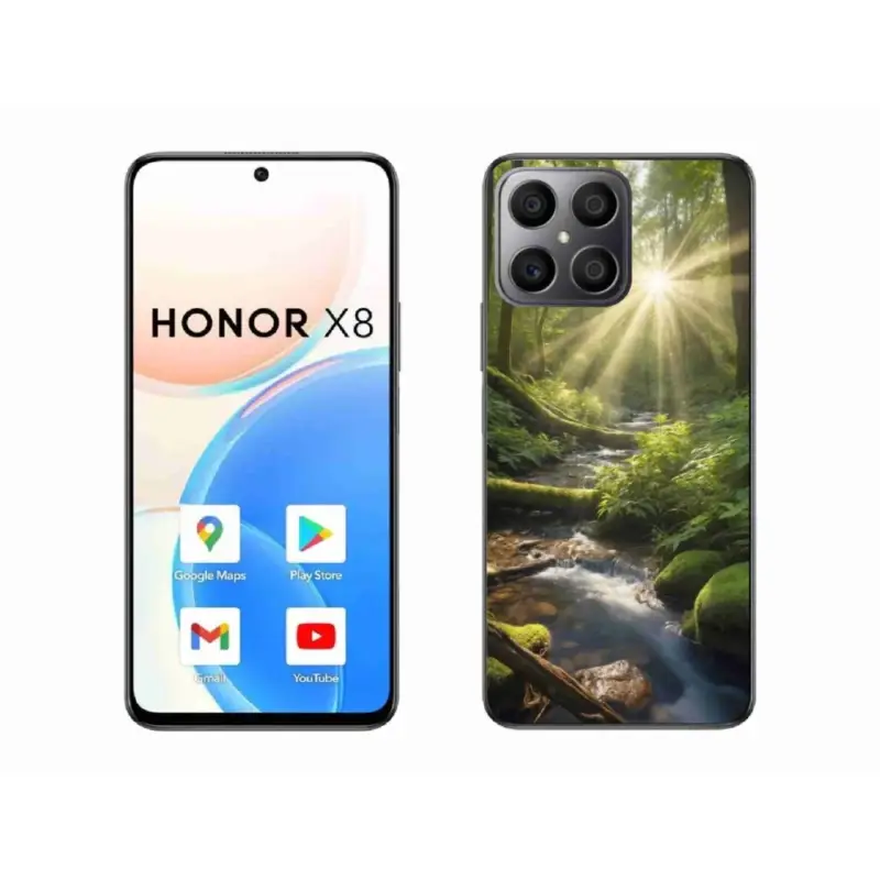 Speciální Cena Gelový kryt mmCase na Honor X8 - hlubina lesa