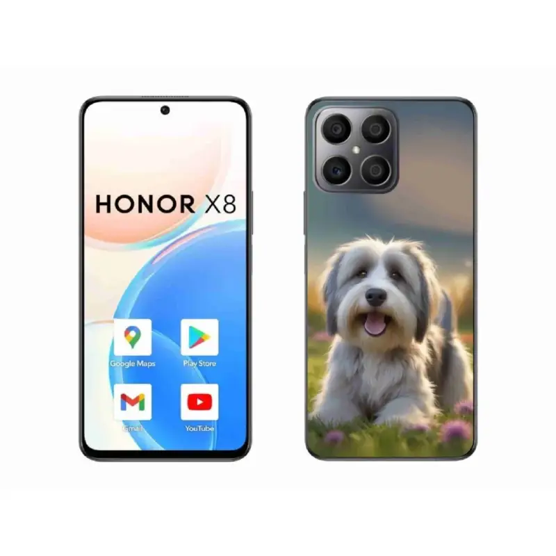Pouze Dnes Gelový kryt mmCase na Honor X8 - roztomilý havanský psík