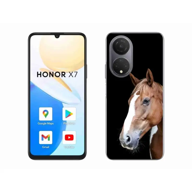 Víkendová Akce Gelový kryt mmCase na Honor X7 - hnědý kůň 3
