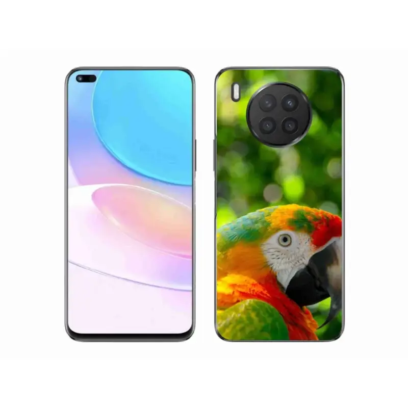 Gelový kryt mmCase na Honor 50 Lite - papoušek ara 3 Nejlepší Volba