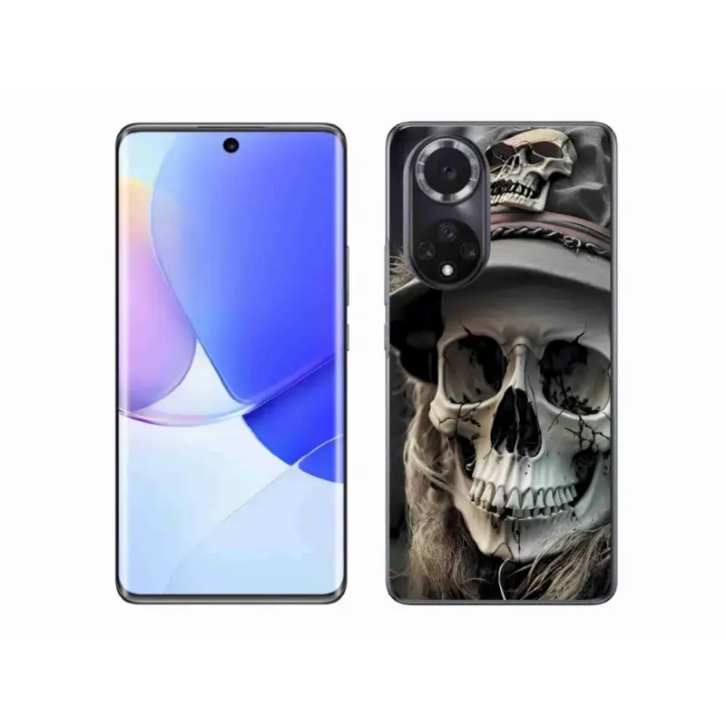 Gelový kryt mmCase na Honor 50 - temná lebka Sezónní Sleva