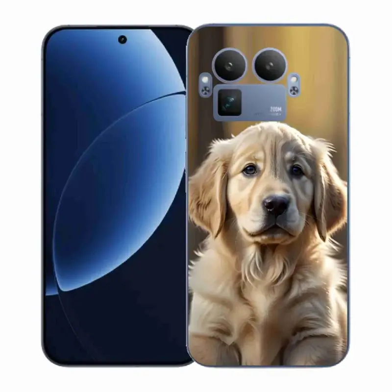 Cenová Bomba Gelový kryt mmCase na Realme GT 8 Pro 5G - roztomilý zlatý retrívr