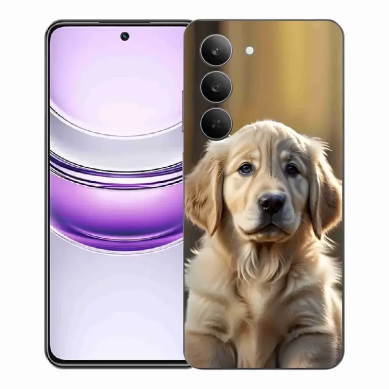 Objednat Nyní Gelový kryt mmCase na Realme 14x 5G - roztomilý zlatý retrívr