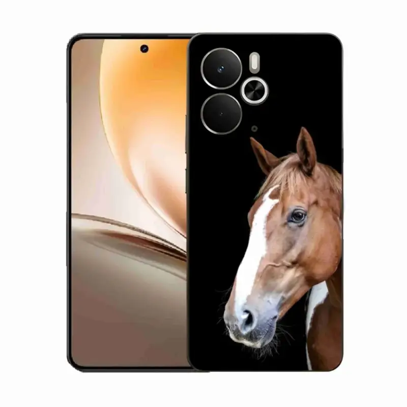 Gelový kryt mmCase na Realme 14T 5G/14 5G - hnědý kůň 3 Akce