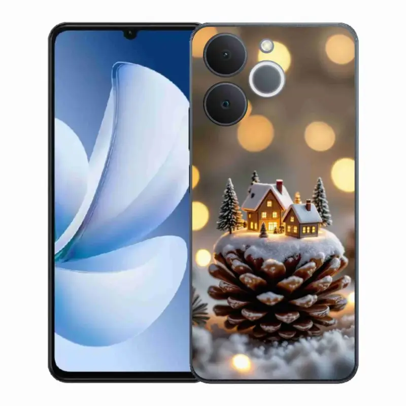 Koupit Online Gelový kryt mmCase na Realme Note 70T - zimní vesnička